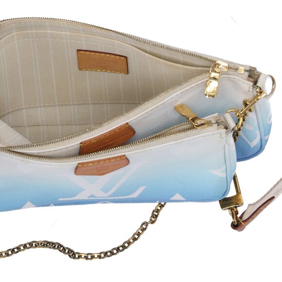 Louis Vuitton By The Pool Multi Pochette Accessories Giant Monogram Blue - Picture 9 of 9